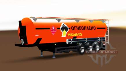 Réservoir de carburant de la semi-remorque Rosneft pour Euro Truck Simulator 2