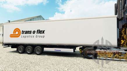 La peau Trans-o-flex semi-remorques frigorifiques pour Euro Truck Simulator 2