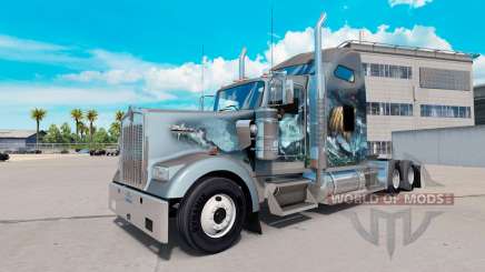 La peau Viking pour camion Kenworth W900 pour American Truck Simulator