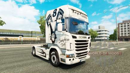 Haut Einfach das Beste auf der Zugmaschine Scania für Euro Truck Simulator 2
