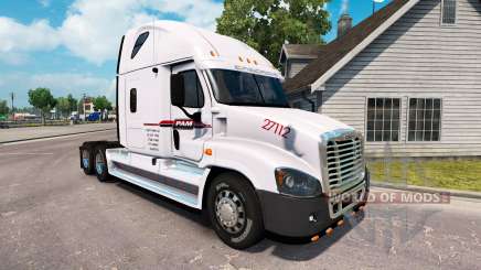 Скин P. A. M. de Transport на Freightliner Cascadia pour American Truck Simulator