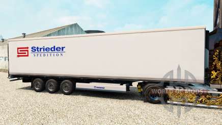 La peau Strieder sur la semi-remorque-le réfrigérateur pour Euro Truck Simulator 2