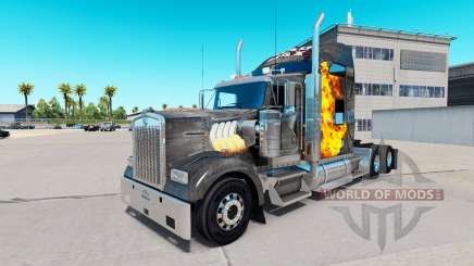 La peau de Mad Max sur le camion Kenworth W900 pour American Truck Simulator