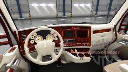 Das Interieur ist im Retro-Zifferblatt für Kenworth T680 für American Truck Simulator