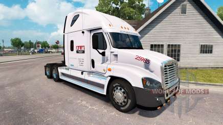 Скин P. A. M. Transport2 на Freightliner Cascadia für American Truck Simulator