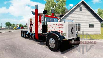 Harley Quin skin für den truck-Peterbilt 389 für American Truck Simulator