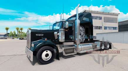 La peau Redskin v1.2 sur le camion Kenworth W900 pour American Truck Simulator