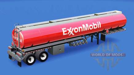 La peau d'ExxonMobil dans le réservoir de carburant pour American Truck Simulator