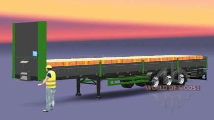 Die Kögel-Sattelauflieger mit einer Ladung Ziegel für Euro Truck Simulator 2