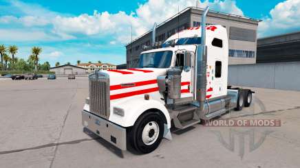 La peau de l'Autriche dans le camion Kenworth W900 pour American Truck Simulator
