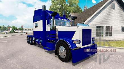 Die Blaue Haut und die Weiße für den truck-Peterbilt 389 für American Truck Simulator