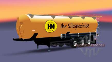 La semi-remorque-citerne HM Spedition & Logistik pour Euro Truck Simulator 2