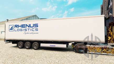 La peau Rhenus Logistics pour les semi-frigorifique pour Euro Truck Simulator 2