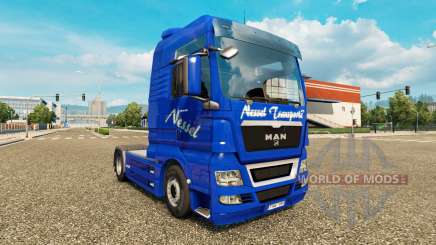 Nessel Transporte skin für den MAN-LKW für Euro Truck Simulator 2