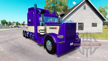 Metallic Pourpre de la peau pour le camion Peterbilt 389 pour American Truck Simulator