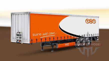 Haut TNT auf einen Vorhang semi-trailer für Euro Truck Simulator 2
