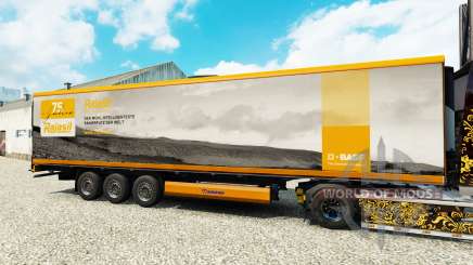 La peau Rajasil pour les semi-frigorifique pour Euro Truck Simulator 2