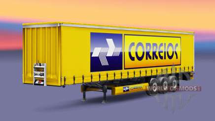 Correios de la Logistique de la peau pour les remorques pour Euro Truck Simulator 2