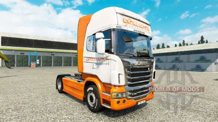 L'Excellence de Transportes de la peau pour Scania camion pour Euro Truck Simulator 2