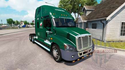 La peau de l'INTERSTATE camion Freightliner Cascadia pour American Truck Simulator