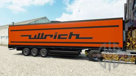 La peau Ullrich sur la semi-remorque-le réfrigérateur pour Euro Truck Simulator 2