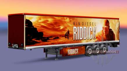 Riddick de la peau pour les remorques pour Euro Truck Simulator 2