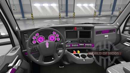 Intérieur Cadran Rose pour Kenworth T680 pour American Truck Simulator