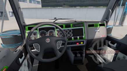 Innen Grün-Grau-für Kenworth W900 für American Truck Simulator