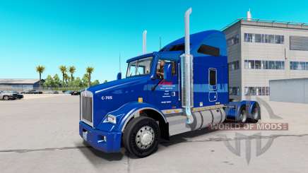 La peau Carlile Trans sur les tracteurs pour American Truck Simulator