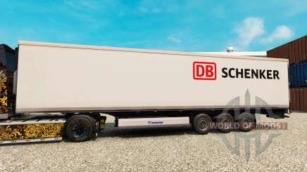 La peau DB Schenker pour les semi-frigorifique pour Euro Truck Simulator 2