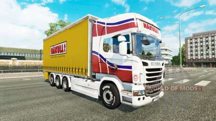 La peau Hakull sur tracteur Scania Tandem pour Euro Truck Simulator 2