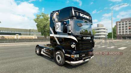 V8 de la peau pour Scania camion pour Euro Truck Simulator 2
