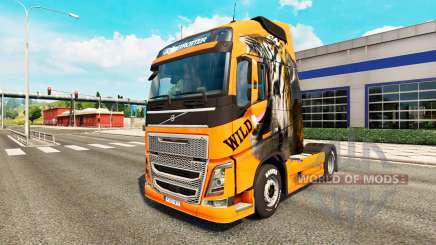 Wild skin für den Volvo truck für Euro Truck Simulator 2