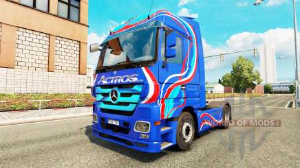 Skin-Blue Edition-Zugmaschine Mercedes-Benz für Euro Truck Simulator 2