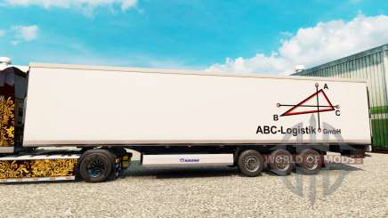 La peau de l'ABC-Logistique pour les semi-frigorifique pour Euro Truck Simulator 2