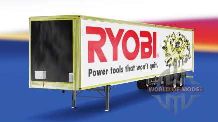 Haut Ryobi auf den trailer für American Truck Simulator