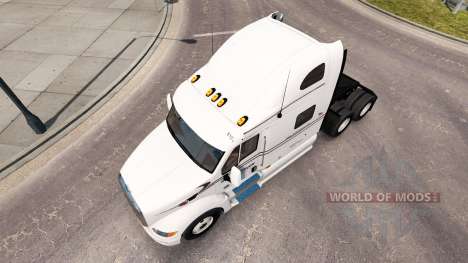 Raven skin für den truck Peterbilt 387 für American Truck Simulator