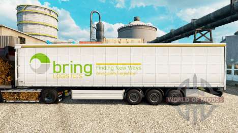 Haut, Bringen Logistik auf Anhänger für Euro Truck Simulator 2
