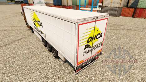 Onca Transportes Haut für Anhänger für Euro Truck Simulator 2