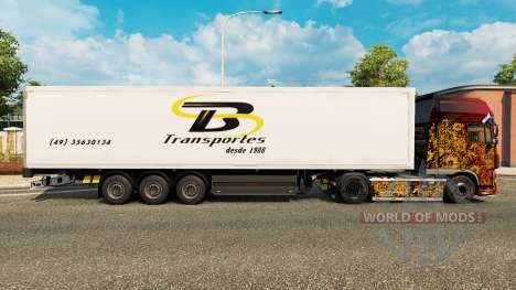 La TUBERCULOSE Transportes de la peau pour les r pour Euro Truck Simulator 2