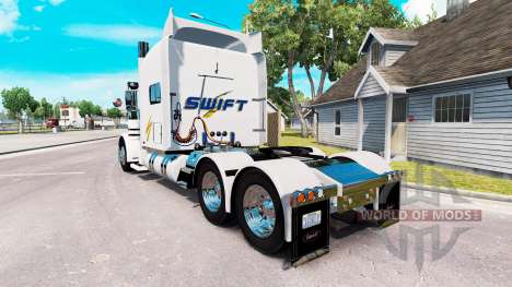 Swift de la peau pour le camion Peterbilt 389 pour American Truck Simulator