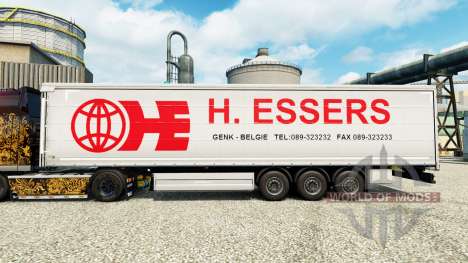 H. Essers de la peau pour les remorques pour Euro Truck Simulator 2
