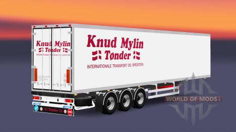 Die Auflieger-Kühlschrank Knuy Mylin Narko für Euro Truck Simulator 2
