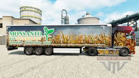 Monsanto Bio de la peau pour les remorques pour Euro Truck Simulator 2