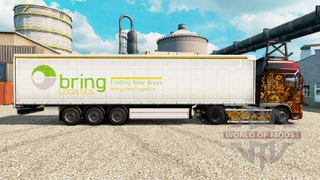 Haut, Bringen Logistik auf Anhänger für Euro Truck Simulator 2