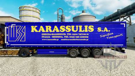 La peau Karassulis S. A. sur les semi-remorques pour Euro Truck Simulator 2