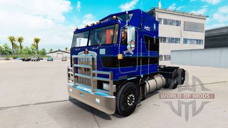 La peau sur le Cuir Trucking LLC camion tracteur pour American Truck Simulator