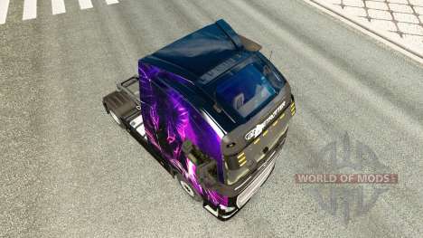 Violet peau de Tigre pour Volvo camion pour Euro Truck Simulator 2
