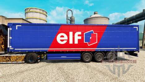 La peau de l'Elfe sur semi pour Euro Truck Simulator 2