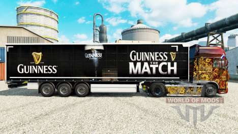 Guinness de la peau pour les remorques pour Euro Truck Simulator 2